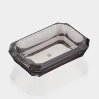 Набор для ванной &laquo;Кристалл&raquo;, 4 предмета, дозатор, 2 стакана, мыльница