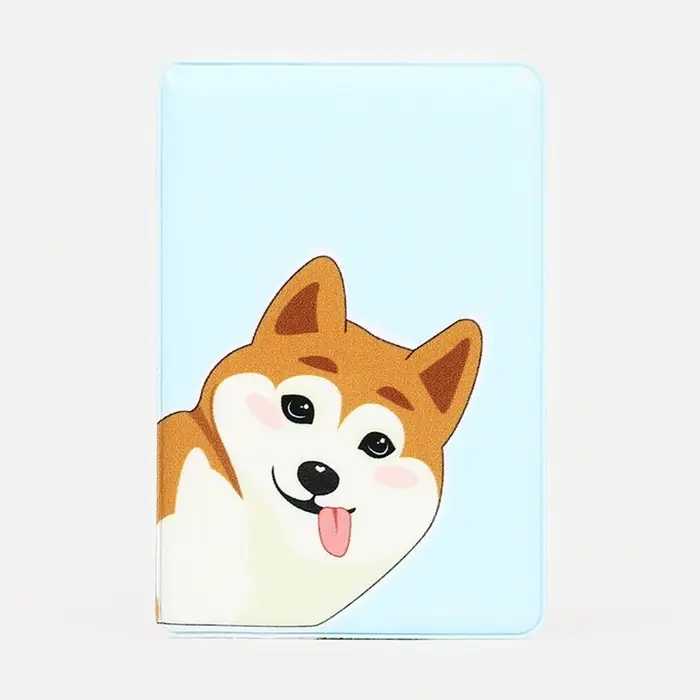 Обложка для проездного, пропуска, цвет голубой Обложка для проездного, пропуска, цвет голубой