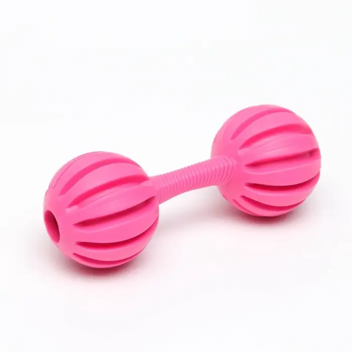 Жевательная игрушка для собак &laquo;Силач&raquo;, 15 см, TPR, розовая