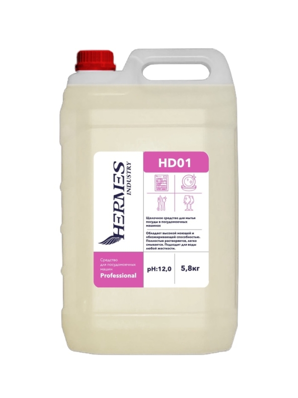Щелочное средство для посудомоечных машин HERMES INDUSTRY AUTO CROCK Hd=01, 5.8 кг Щелочное средство для посудомоечных машин HERMES INDUSTRY AUTO CROCK Hd=01, 5.8 кг