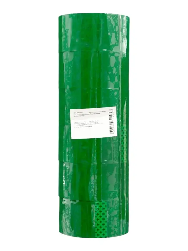 Скотч упаковочный 48 мм 40 м 40 мкм, зелёный