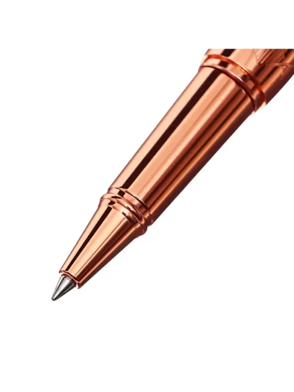 Ручка-роллер подарочная Calligrata &laquo;Грант&raquo;, в футляре кожзам, корпус чёрный с бронзовым