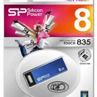 USB накопитель 8 GB Silicon Power Touch 835 Blue