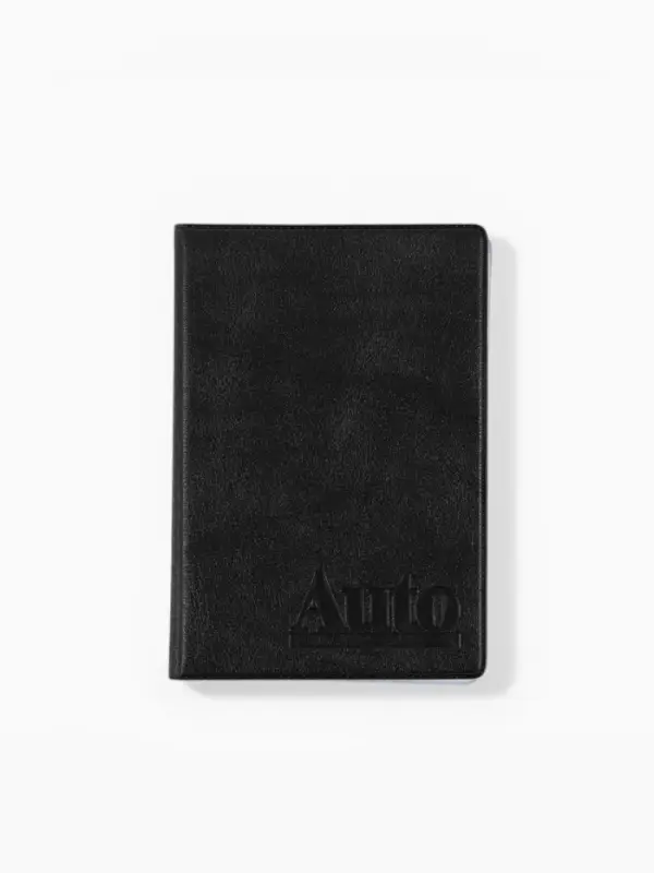 Обложка для автодокументов, 10.5&times;0.5&times;13.5 см, чёрная
