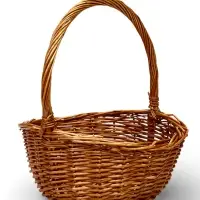 Набор корзин 3 шт, 34х30х14, 28х24х13, 22х19х10  лоза коричневый