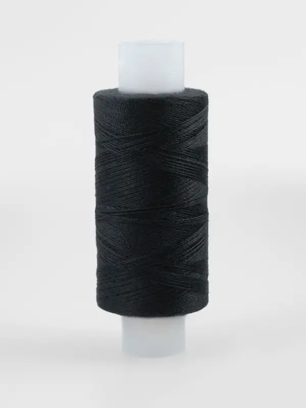 Нитки 40ЛШ, 200 м, чёрные №115