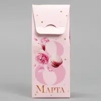 Коробка складная «8 марта», 5.7 х 14.5 х 3.5 см