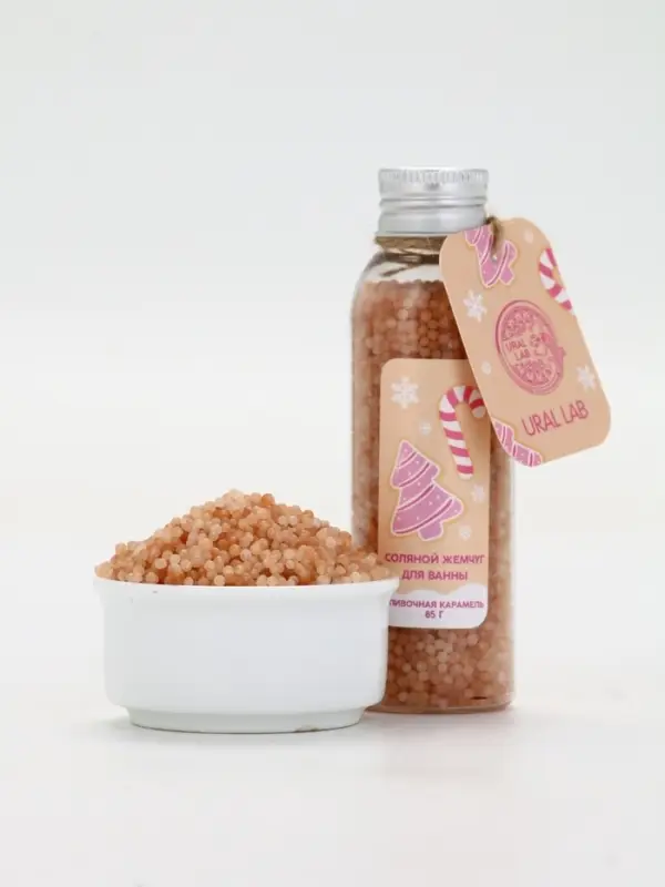 Жемчуг для ванны во флаконе, 85 гр, аромат сливочная карамель, URAL LAB Жемчуг для ванны во флаконе, 85 гр, аромат сливочная карамель, URAL LAB
