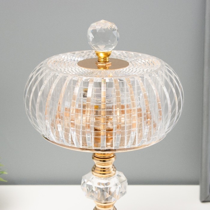 Настольная лампа сенсорная Настольная лампа сенсорная "Ренди" LED 3Вт 3000-6000К USB АКБ диммер золото 15,5х15,5х30 см 102220