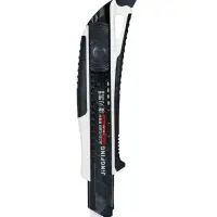 Нож канцелярский 18 мм корпус, чёрное лезвие, МИКС