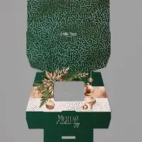Коробка подарочная, самосборная &laquo;Новый год!&raquo;, 10&times;8&times;3.5 см