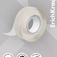 Набор из клейких лент ErichKrause Clear, 18 мм &times; 33 м, прозрачная