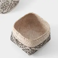 Корзинка плетёная &laquo;Бонтанг&raquo;, 12&times;12&times;10 см, бамбук, светлая