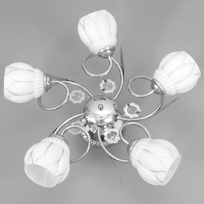 Люстра Люстра "Виола" 5х40Вт Е27 Хром МОДЕЛЬ: 2612379