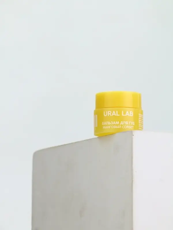 URAL LAB, бальзам для губ, 3 г, манговый сорбет URAL LAB, бальзам для губ, 3 г, манговый сорбет