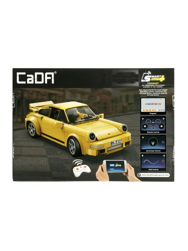 Конструктор радиоуправляемый  Конструктор радиоуправляемый "Спорткар", 222 детали, 2 варианта управления