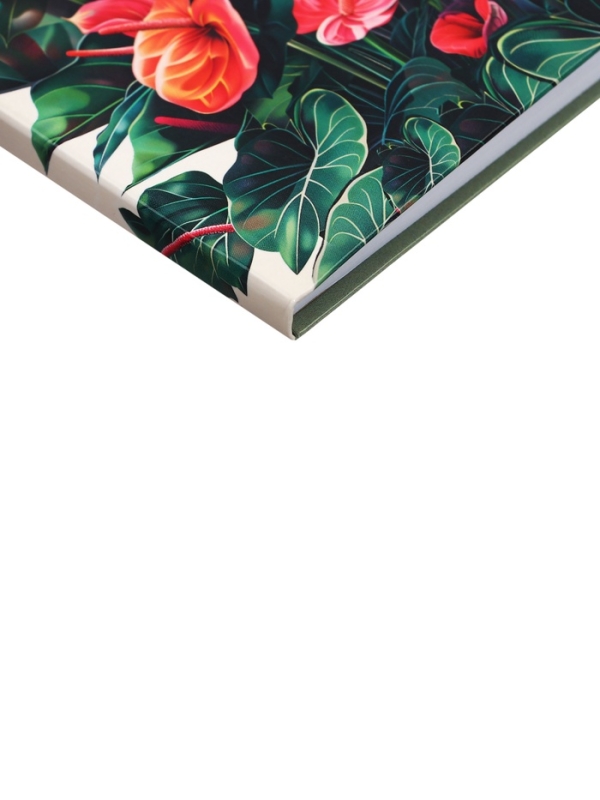 Блокнот А6, 64 листа в клетку &laquo;Цветы&raquo;, твёрдая обложка, глянцевая ламинация