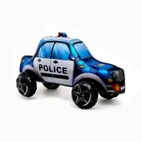 Воздушный шар фольгированный 35" 3D &laquo;Полицейская машина&raquo;, под воздух