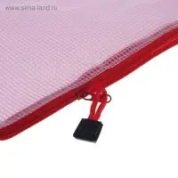 Папка-конверт на молнии Calligrata &laquo;Клеточка&raquo; А5, (240&times;170 мм), МИКС