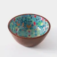 Чаша &laquo;Калейдоскоп&raquo;, 18&times;18&times;8 см, дерево шишам