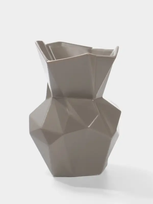 Ваза для цветов &laquo;Анхель&raquo;, 20&times;12 см, керамика, серая