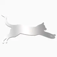 Зеркало настенное &laquo;Котики&raquo;, акриловое, 8 шт., разный размер