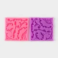 Молд для заливки &laquo;Вензельный оттиск&raquo;, 9.8&times;1.2 см, силикон, МИКС
