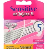 Кассеты женские E-Xact 5 лезвий, 2 шт.