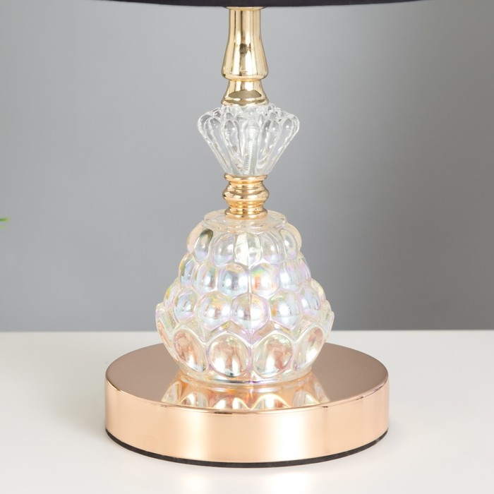 Настольная лампа Джустина 1x60Вт E27 золотой 21х21х35 см RISALUX Настольная лампа Джустина 1x60Вт E27 золотой 21х21х35 см RISALUX