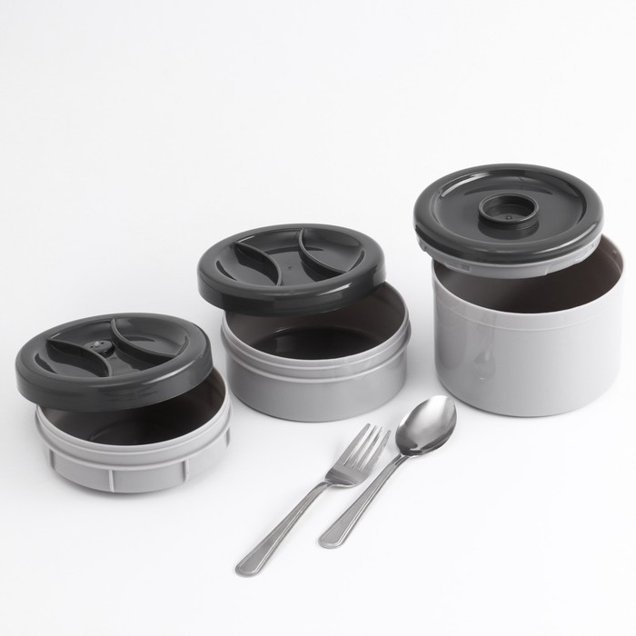 Термос для еды, 2 л + вилка, ложка, сохраняет тепло 8 ч, 22 х 13.5 х 15.5 см Термос для еды, 2 л + вилка, ложка, сохраняет тепло 8 ч, 22 х 13.5 х 15.5 см