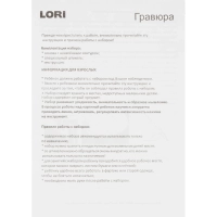 Гравюра Классика большая с эффектом серебра Lori Пушистый енот, Гр-557