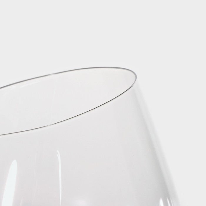 Набор бокалов для вина стеклянный Magistro «Иллюзия», 550 мл, 10×24 см, 6 шт Набор бокалов для вина стеклянный Magistro «Иллюзия», 550 мл, 10×24 см, 6 шт