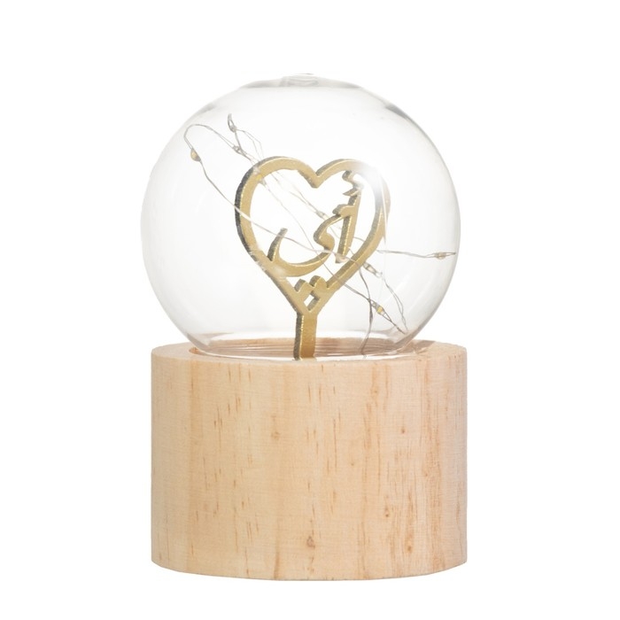 Ночник «Шар-сердце» LED 3хAG10 шар 8см 6,5х6,5х11,5см Ночник «Шар-сердце» LED 3хAG10 шар 8см 6,5х6,5х11,5см