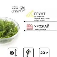 Семена ХХХL Укроп "Обильнолистный", 20 г
