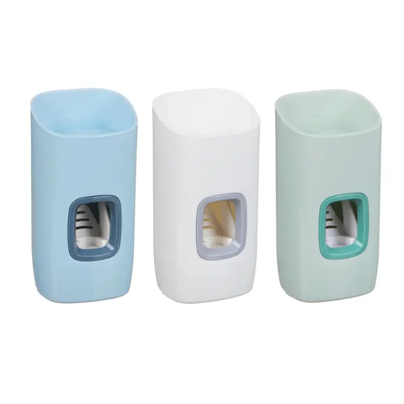 VETTA&nbsp;Дозатор&nbsp;автомат.&nbsp;настен.&nbsp;д/зуб.пасты&nbsp;с&nbsp;держателем&nbsp;под&nbsp;2&nbsp;зуб.щетки,7х6х13,5см,&nbsp;пластик