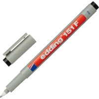 Маркер для глянц.поверх. EDDING E-151/1 F черный 0,6мм стираемый