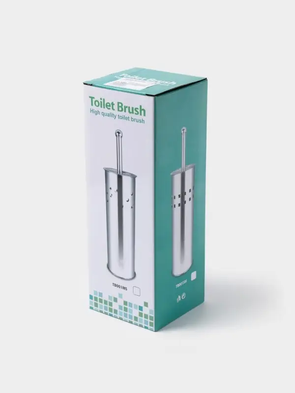 Ёршик для унитаза с подставкой &laquo;Звёзды&raquo;, 9&times;10&times;40 см, хром