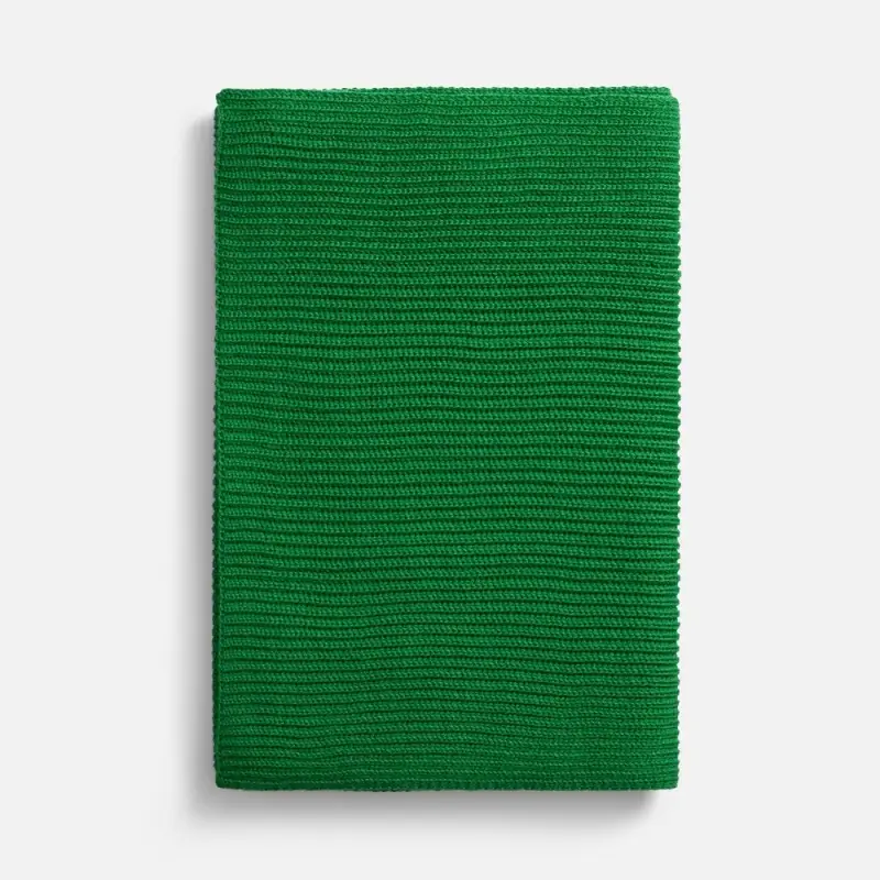 Шарф Nobilis Mono, ярко-зеленый