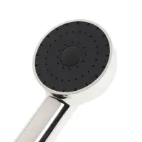 Лейка для душа ZEIN Z0210, 1 режим, d=60 мм, пластик, хром с черной вставкой