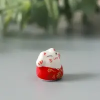 Фигурка керамика &laquo;Манэки-нэко в кимоно&raquo;, 1.2&times;0.6&times;1.5 см, МИКС