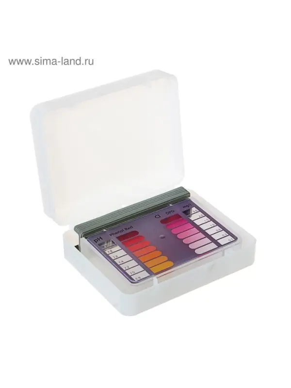 Тестер для измерения ионов водорода и свободного хлора в воде бассейна