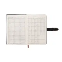 Ежедневник недатированный формат А5, с хлястиком, 112л, линия, пвх, Черный Ежедневник недатированный формат А5, с хлястиком, 112л, линия, пвх, Черный