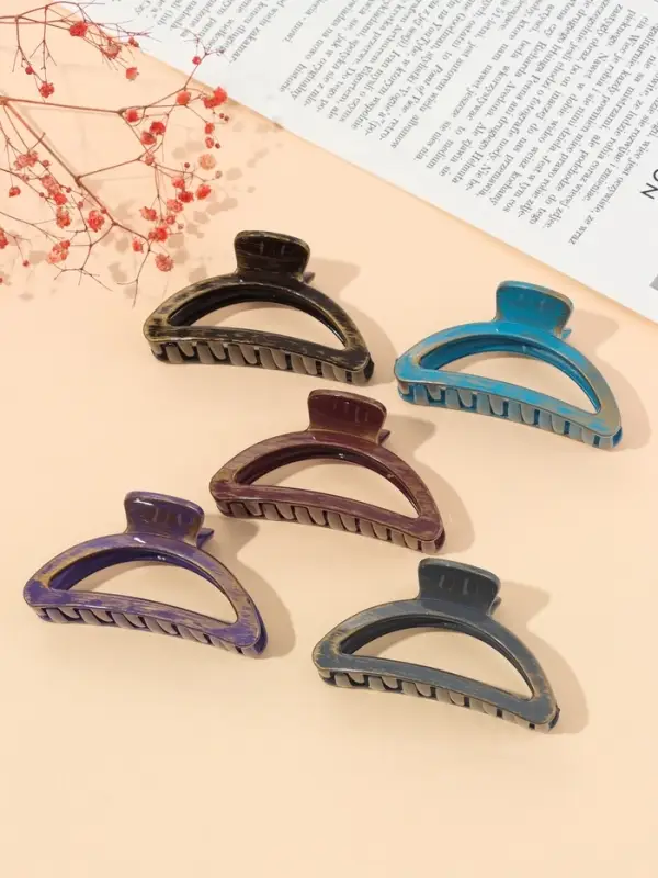 Крабик для волос &laquo;Джастин&raquo;, дуга, 9 см, МИКС