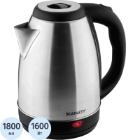 Чайник электрический SCARLETT SC-EK21S51, сталь, 1500Вт, 1.8л