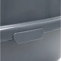 Туалет Айша M с бортом 53&times;39&times;21 см серый FIX