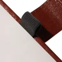 Ежедневник недатированный формат А5, с хлястиком, 112л, линия, пвх, Коричневый Ежедневник недатированный формат А5, с хлястиком, 112л, линия, пвх, Коричневый