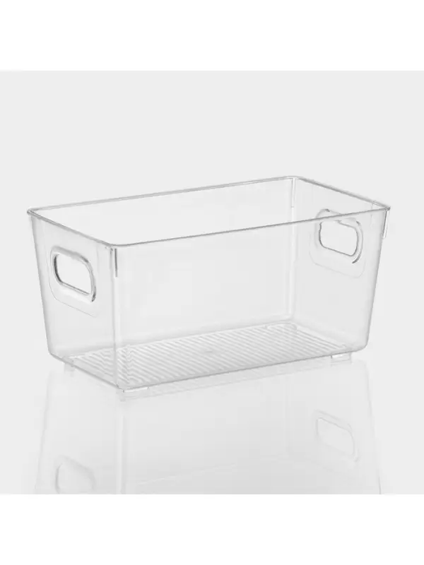 Контейнер для холодильника RICCO, 23.5&times;13&times;11 см, прозрачный