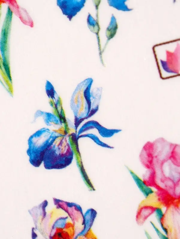 Слайдеры для ногтей «Цветочное счастье», разноцветные Слайдеры для ногтей «Цветочное счастье», разноцветные