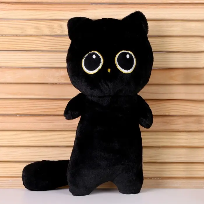 Мягкая игрушка &laquo;Кот&raquo;, 30 см, чёрная