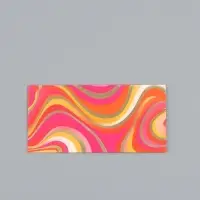 Конверт для денег &laquo;Орнамент&raquo;, розовый, 16,5 х 8 см